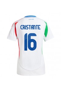 Italië Bryan Cristante #16 Voetbaltruitje Uit tenue Dames EK 2024 Korte Mouw